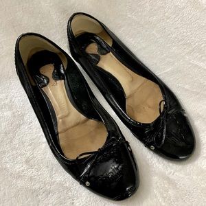 CHLOE patent leather flats